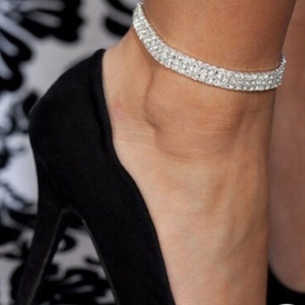 ❄️Studded Tennis Ankle Bracelet